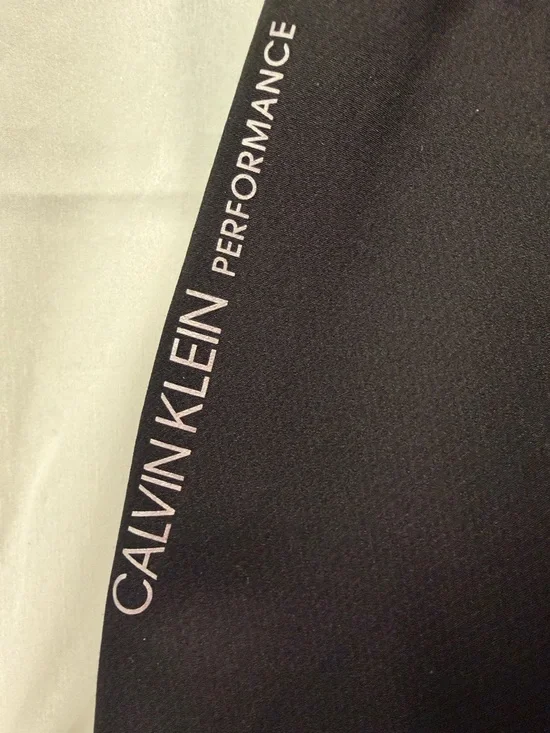 Calvin Klein Black Lined Dressy Joggers with Drawstring Waist - Picture 13 of 16